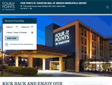 Tablet Screenshot of fourpointsminneapolisairport.com